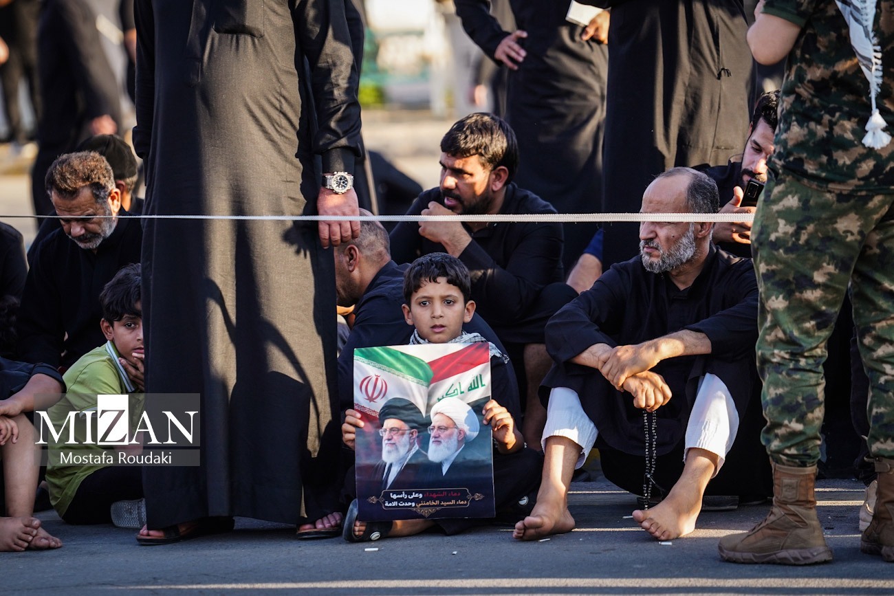 طوفان عشق عراقیها در سوگ امام شهید؛ اینجا کربلاست، مرکز عالم شیعه طوفان عشق عراقیها در سوگ امام شهید؛ اینجا کربلاست، مرکز عالم شیعه