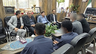 بازدید رئیسکل دادگستری بوشهر از زندان دشتستان برای بررسی مطالبات مددجویان