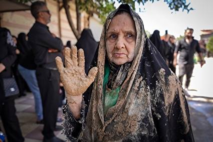 آیین گل مالی و عزاداری روز عاشورا در دمق همدان