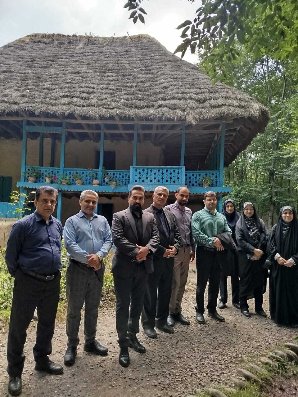 بازدید رئیس دادگستری آستانه‌اشرفیه از موزه میراث روستایی گیلان