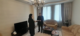 دیدار رئیس سازمان ثبت اسناد و املاک کشور با خانواده شهید ابوالحسن شریفی همزمان با هفته قوه قضاییه