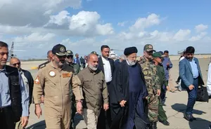 حضور میدانی رئیس‌جمهور در مناطق سیل‌زده سیستان‌وبلوچستان