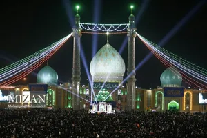 «مهدی جان ایران» شعار محوری مراسم نیمه شعبان در مسجد جمکران