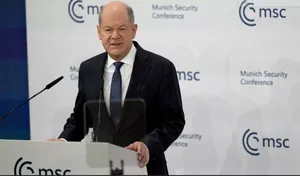 Scholz 's response to US interference in German elections