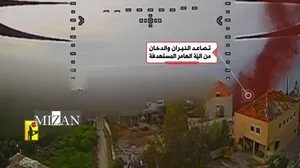 تصاویری از عملیات هدف قرار دادن دو دستگاه وانت و یک خودروی هامِر متعلق به رژیم صهیونیستی در جنوب لبنان توسط مقاومت اسلامی