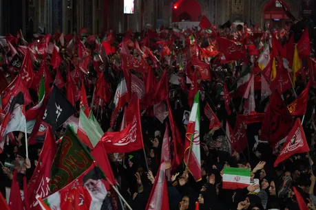 آیین تشییع رهبر شهید انقلاب در مشهد مقدس - ۳