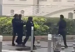 شلیک پلیس فرانسه به صورت نوجوان معترض