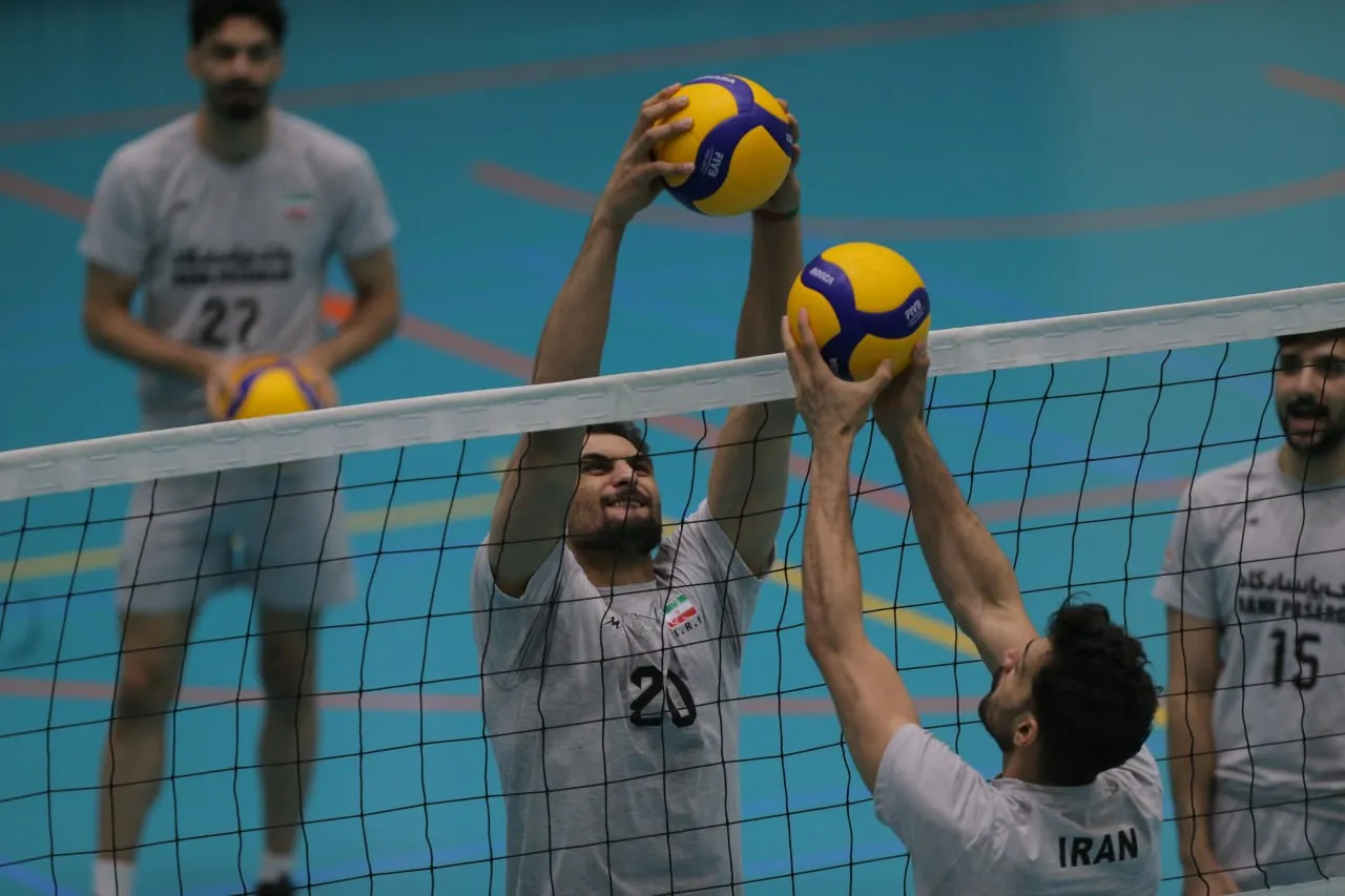 تمرین مردان والیبال ایران در توسو/ حضور باانرژی ملی‌پوشان بعد از ریکاوری