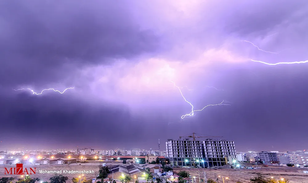 پیش‌بینی رگبار و رعدوبرق در شمال و شمال‌غرب کشور