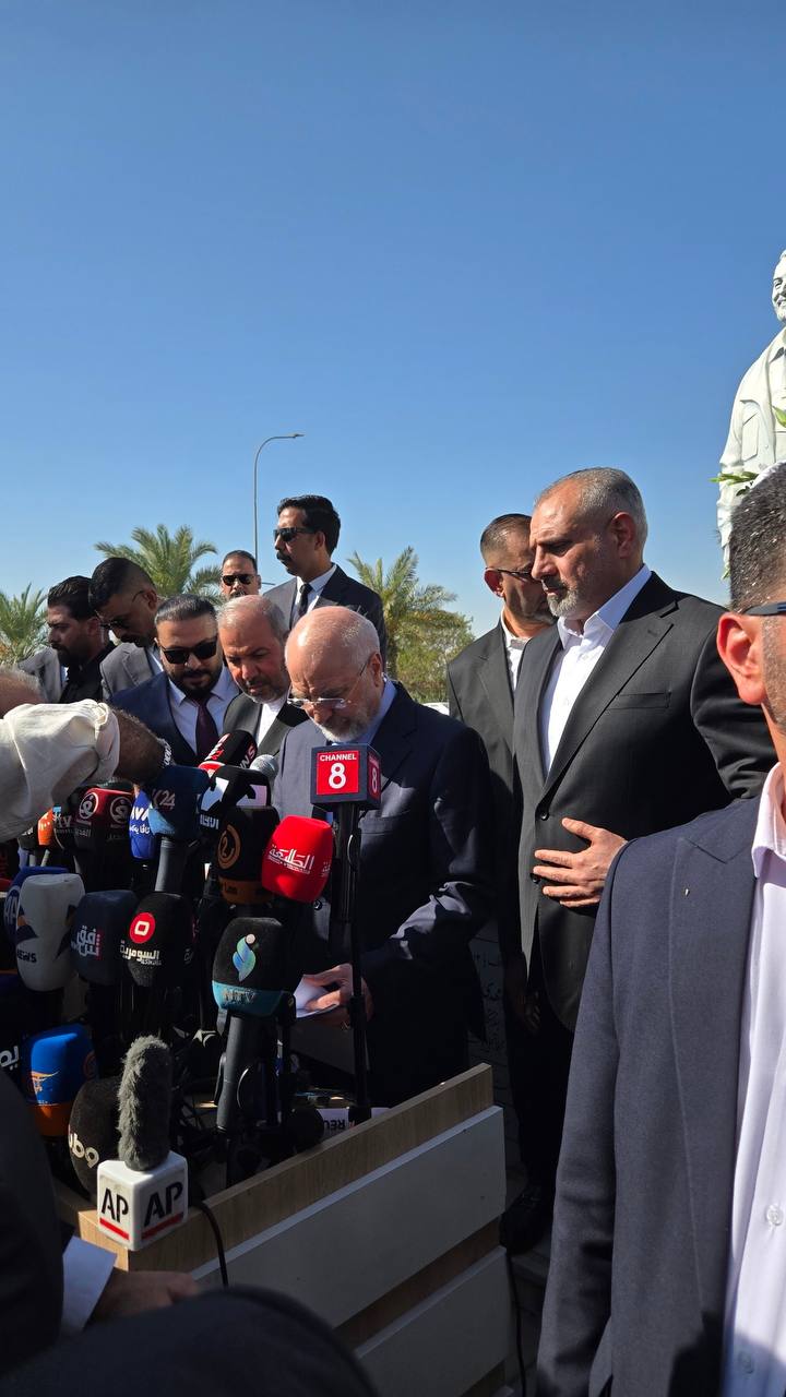 قالیباف وارد بغداد شد قالیباف وارد بغداد شد