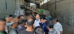 رسیدگی حضوری به مسائل قضایی زندانیان شاغل در کارخانه تولید خوراک دام و طیور همدان