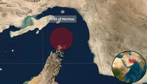 حادثه دریایی در تنگه هرمز