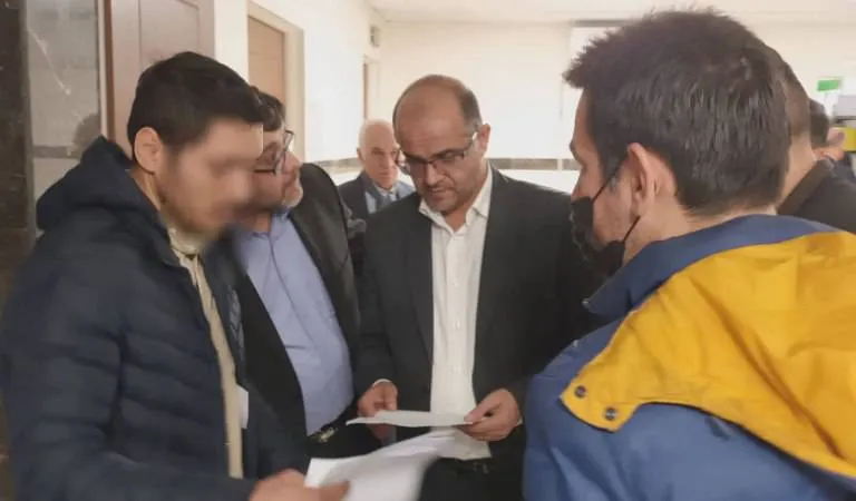 بازدید رئیس کل دادگاههای تهران از مجتمع قضایی شهید مدنی