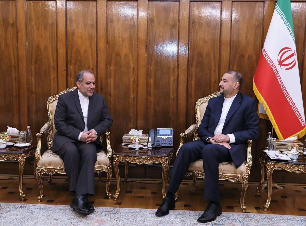 دیدار سفیر جدید ایران در قزاقستان با امیرعبداللهیان دیدار سفیر جدید ایران در قزاقستان با امیرعبداللهیان