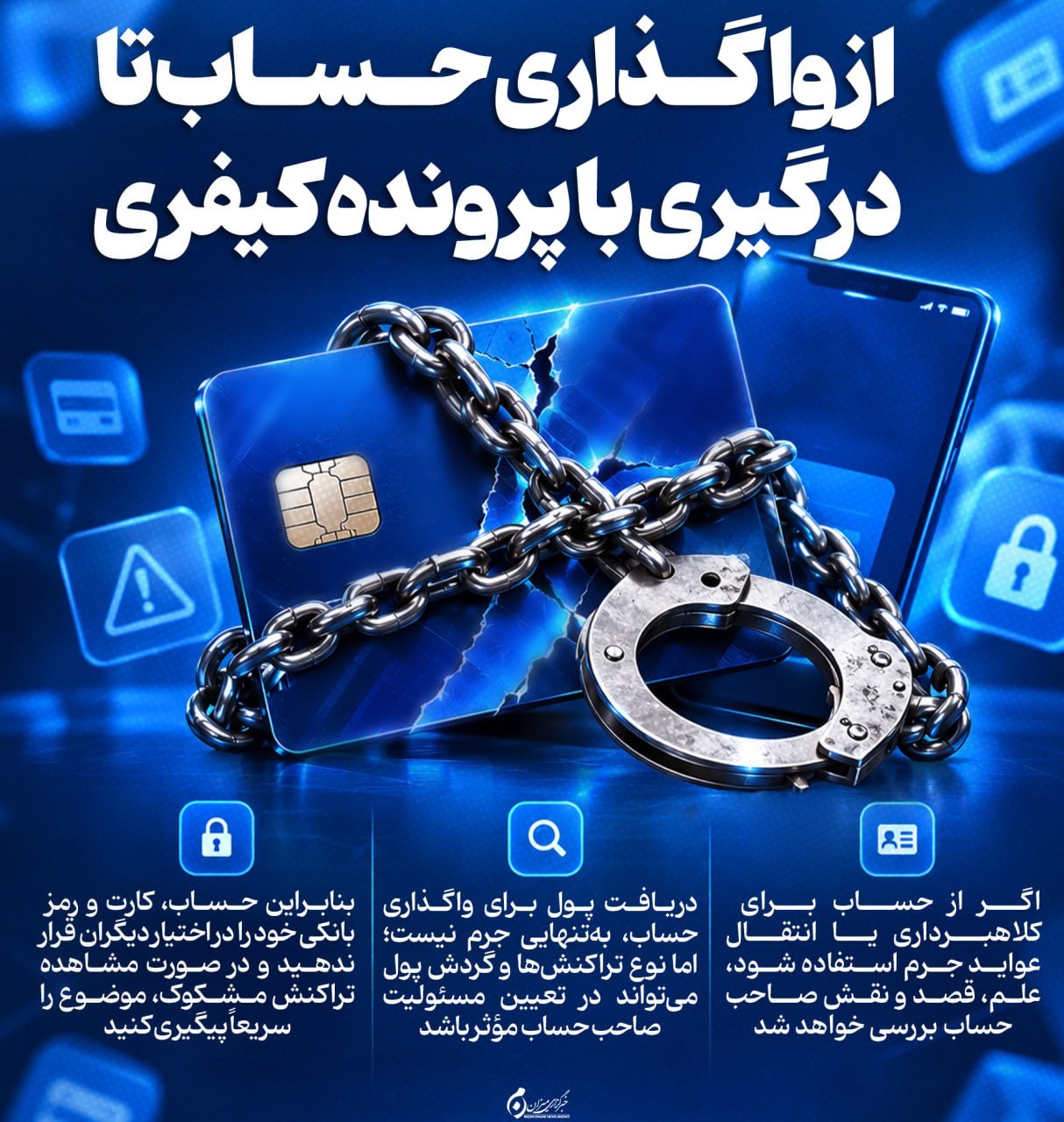 اینفوگرافیک | از واگذاری حساب تا درگیری با پرونده کیفری