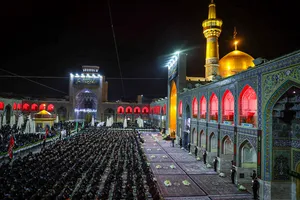 آیین شام غریبان شهادت امام رضا (ع) در حرم رضوی