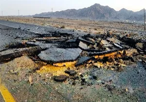 خرابکاری تروریست ها در مسیر ترانزیتی زاهدان ـ خاش
