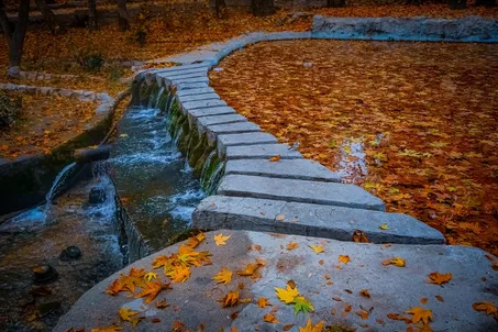طبیعت پاییزی در پارک بابا امان بجنورد