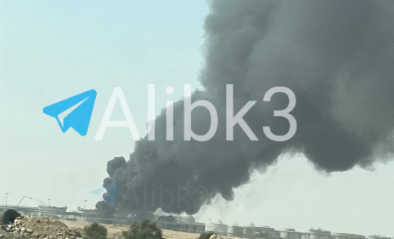 آتش سوزی در تاسیسات آرامکو در ریاض