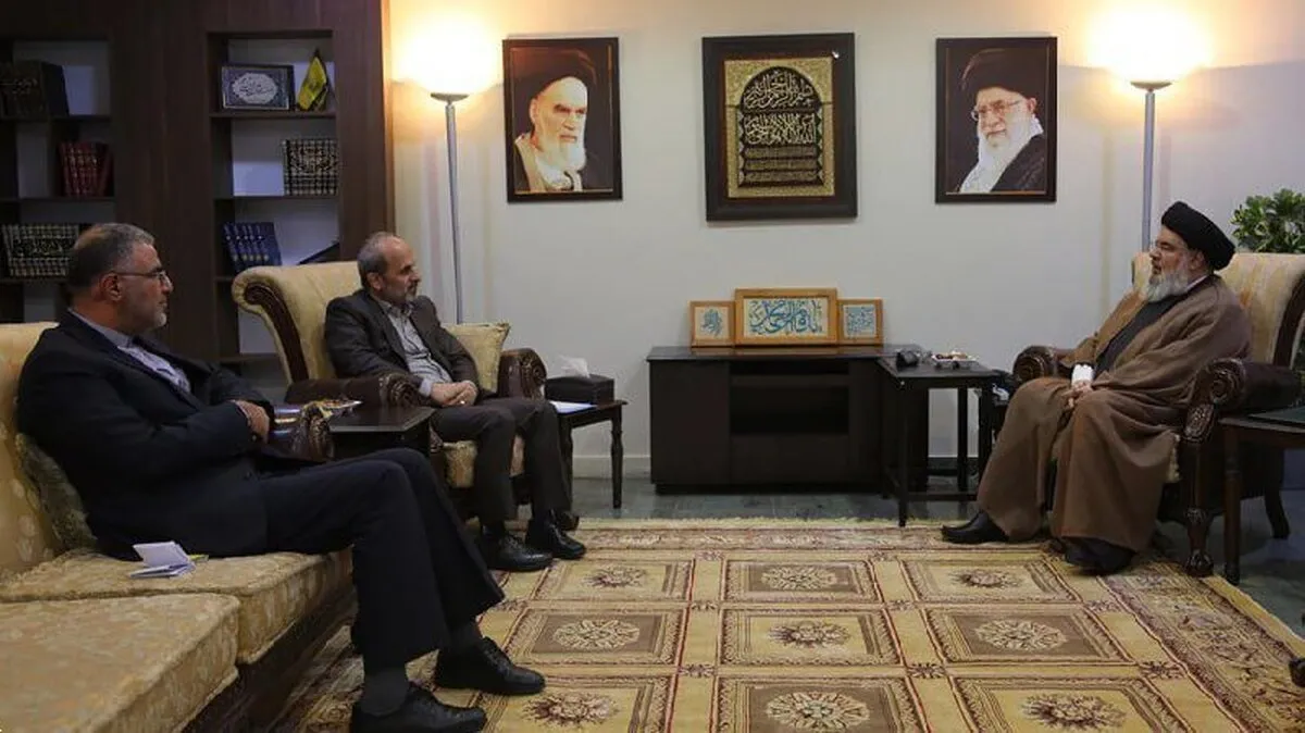 سیدحسن نصرالله با جبلی دیدار کرد