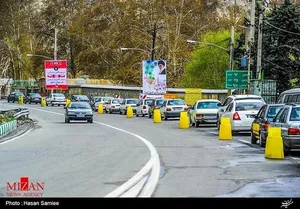 ترافیک سنگین در محور چالوس/ تردد روان در سایر جاده‌های شمالی