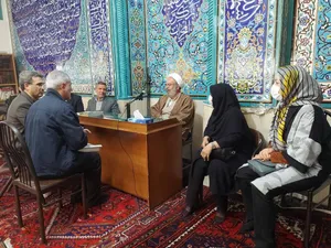دیدار مردمی رییس کل دادگستری استان زنجان در مسجد رضویه کوی رضویه