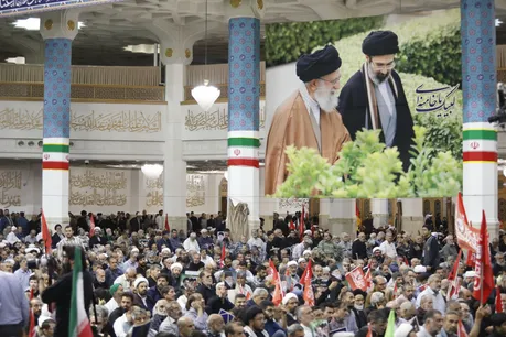 مراسم چهلم «آقای شهید ایران» در حرم مطهر حضرت معصومه (س)