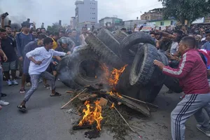 Unrest in Nepal continues as protesters torch a hotel