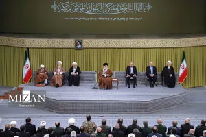 Meeting of The Supreme Leader of the Islamic Revolution with a number of Iranian officials and ambassadors from Islamic countries
