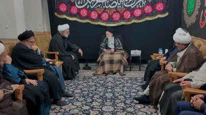 دیدار رئیس قوه قضاییه با آیت‌الله شبیری زنجانی از مراجع عظام تقلید از نگاه دوربین میزان