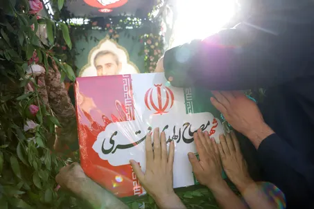 مراسم تشییع و وداع با پیکر شهید مصباح‌الهدی باقری‌کنی