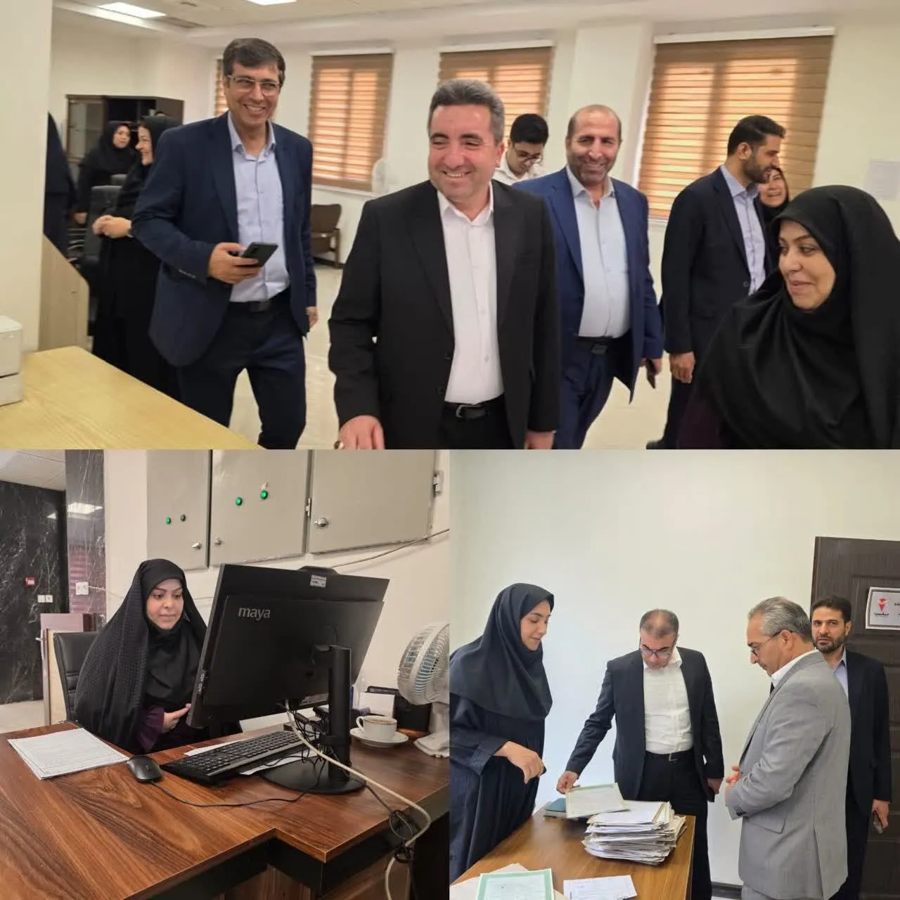 بازدید رئیس سازمان ثبت اسناد و املاک کشور از اداره ثبت ولیعصر تهران؛ میز خدمت، عامل ارتقای رضایتمندی مردم