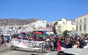Anti-war demonstration forces Israeli cruise ship to divert to Cyprus