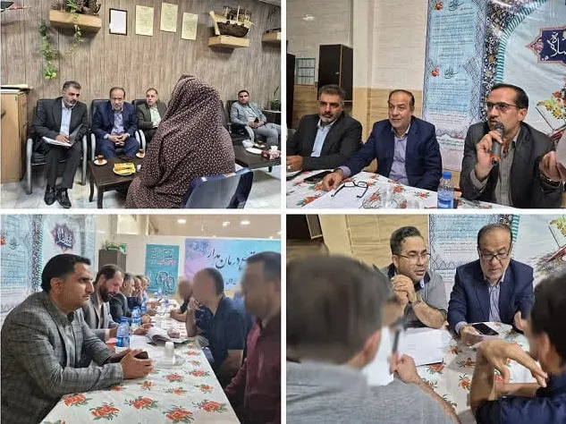 بازدید شبانه مسئولان قضایی و ستاد دیه از زندان مرکزی یزد