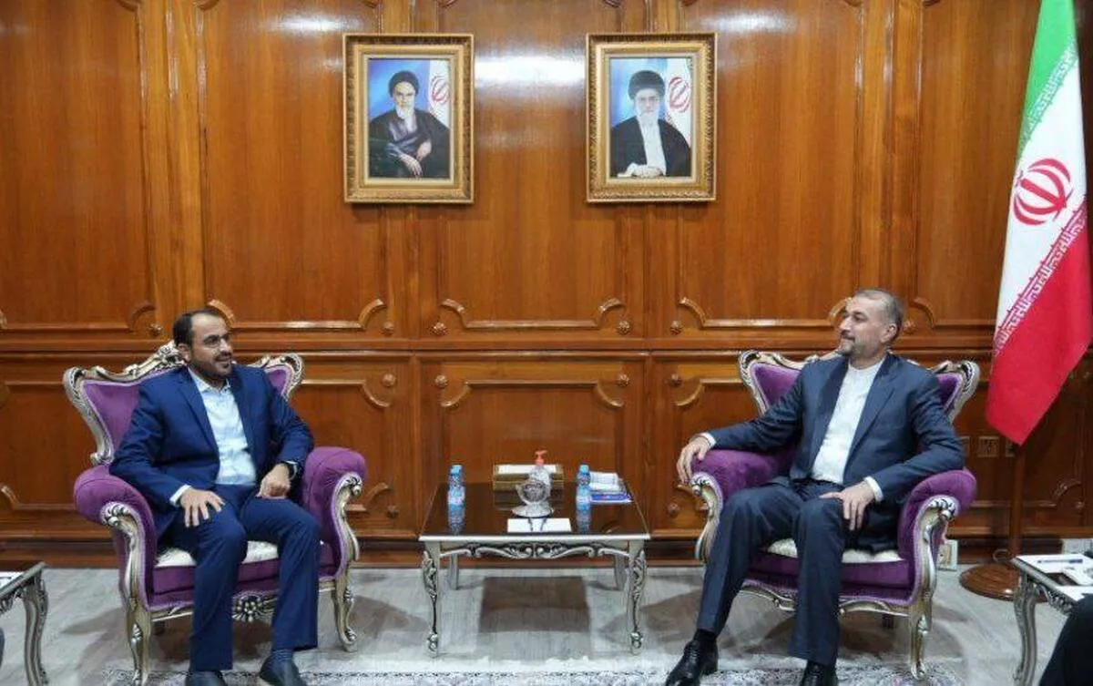 گفت&zwnj;وگوی امیرعبداللهیان با رئیس هیات مذاکره کننده دولت نجات ملی یمن