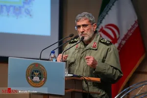 سردار قاآنی: طوفان الاقصی، عملیاتی کاملا فلسطینی است که مرحله به مرحله آن با برنامه و تدبیر مقاومت فلسطین اجرا شد