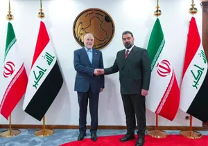 قالیباف: آمریکا عامل بروز ناامنی در منطقه و اخلال در مسیر عادی تجارت است/ تأکید رئیس مجلس عراق بر توسعه روابط اقتصادی با ایران