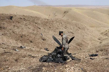 انهدام یک فروند پهپاد متجاوز MQ-9 با آتش پدافند هوایی ارتش در منطقه غرب
