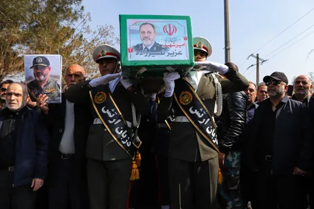 مراسم تشییع پیکر شهید نصیرزاده