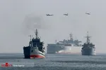 ۳ نفتکش متخلف پس از برخورد با مین منفجر شدند