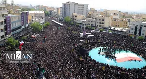 تشییع شهید رئیسی قوّت جمهوری اسلامی را برای همه‌ی دنیا پیام میدهد
