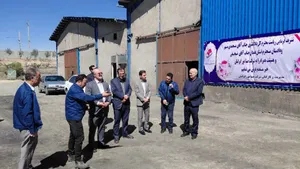 بررسی مشکلات واحد صنعتی صبانور ایرانیان با حضور رئیس کل دادگستری همدان