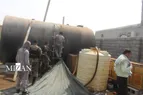 کشف محل دپو هزاران لیتر سوخت قاچاق در بندر چیروئیه استان هرمزگان