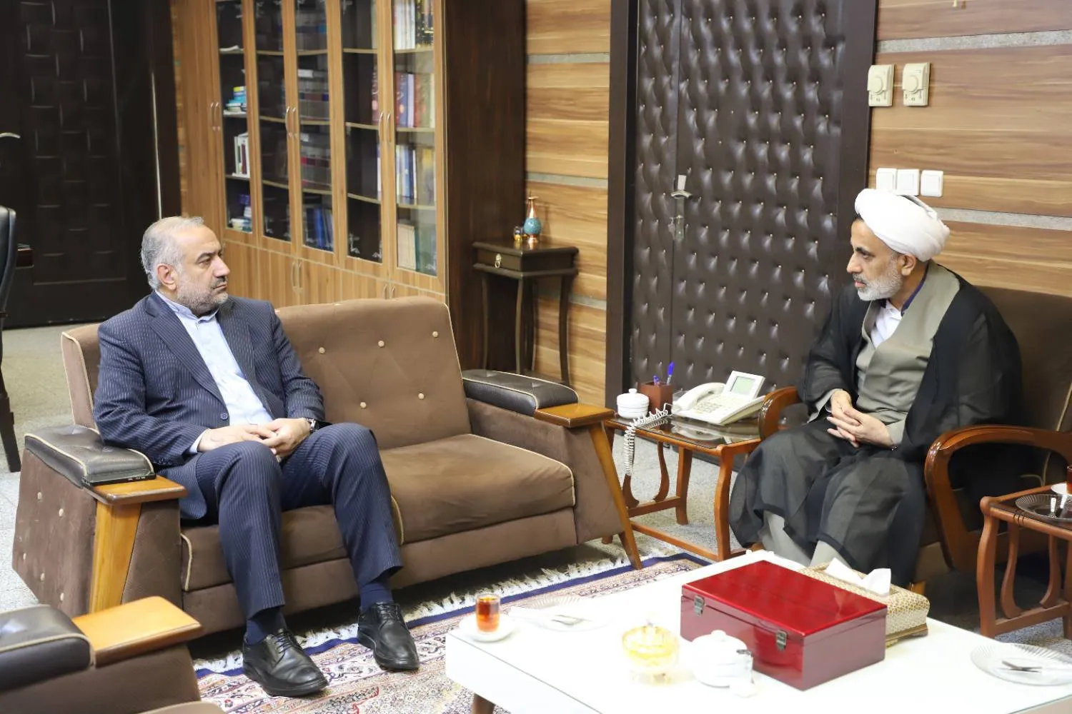 دیدار رئیس دادگاه عالی انتظامی قضات و رئیس سازمان زندان‌ها