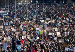 German protests amid growing concerns over far-right rise