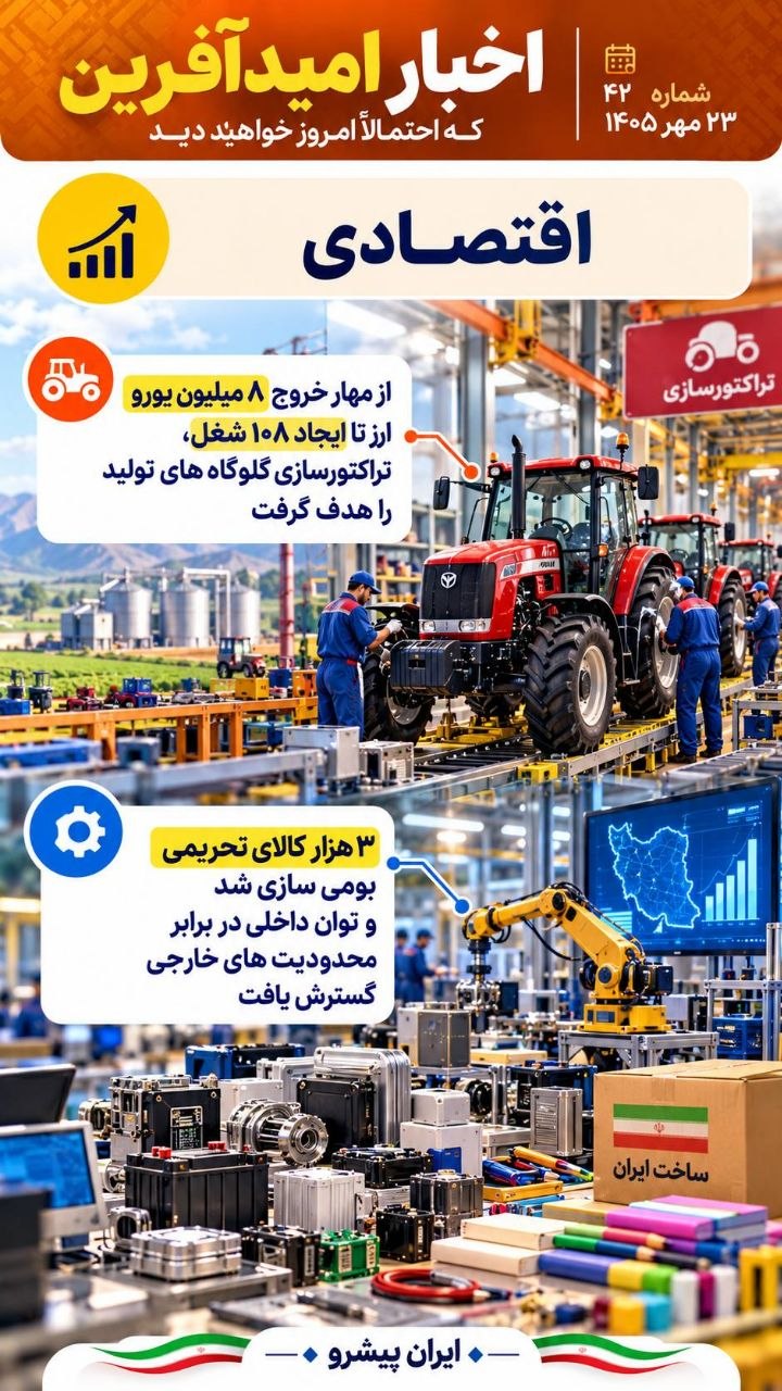 مهم‌ترین اخبار امیدآفرین در ۲۴ ساعت گذشته