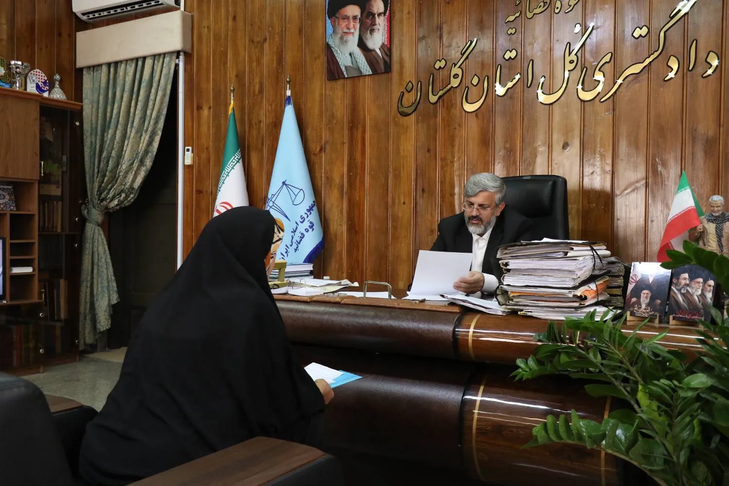 درخواست ۲۵۳ نفر از مراجعان در ملاقات مردمی رئیس کل دادگستری گلستان بررسی شد