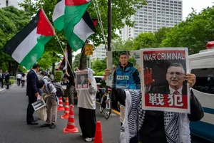 Protests against Israeli Foreign Minister’s presence in Japan