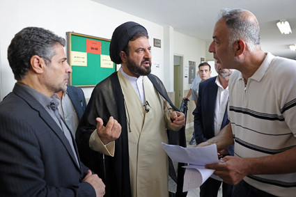 بازدید رئیس مرکز حل اختلاف قوه قضاییه از مجتمع قضایی شماره ۴ و ۸ ویژه شورا‌های حل اختلاف