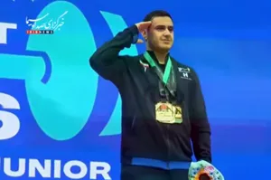 سلام نظامی حمیدرضا زارعی پس از قهرمانی در آسیا